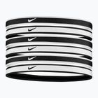 Fasce Nike Tipped Swoosh Sport 2.0 6 pezzi bianco/nero