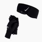 Set bracciale + guanti Nike Essential nero/argento da uomo