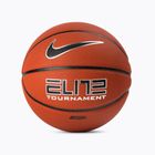 Nike Elite Tournament 8P sgonfio ambra / nero / argento metallico basket dimensioni 7
