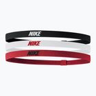 Fasce elastiche Nike 2.0 3 pezzi nero/bianco/university red