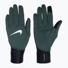 Guanti da corsa Nike Pacer Midweight RG da donna verde vintage/nero/argento