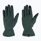 Guanti da corsa Nike One Therma-Fit Fleece da donna verde vintage/nero