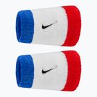 Fasce da polso Nike Swoosh Classic Doublewide Wristbands 2 pz Game Royal/University Red/Black