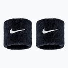 Fasce da polso Nike Swoosh Classic Wristbands 2 pz. black/white