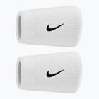 Fasce da polso Nike Swoosh Classic Doublewide Wristbands 2 pezzi white/black