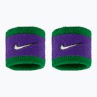 Polsini Nike Swoosh Classic Wristbands 2 pz. clover/fierce purple/white