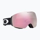 Oakley Flight Deck M nero opaco/prizm snow hi pink occhiali da sci