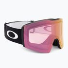 Oakley Fall Line L nero opaco/prizm snow hi rosa occhiali da sci