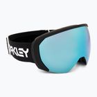 Oakley Flight Path L pilota di fabbrica nero/prizm snow sapphire iridium occhiali da sci