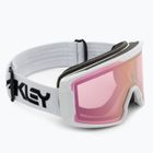 Oakley Line Miner M occhiali da sci factory pilot white/prizm snow hi pink iridium