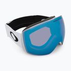 Occhiali da sci Oakley Flight Deck L bianco opaco/prizm snow sapphire iridium
