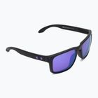 Occhiali da sole Oakley Holbrook nero opaco/viola di Przm