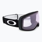 Occhiali da sci Oakley Flight Tracker M nero opaco/prizmachiave trasparente