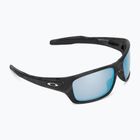 Occhiali da sole Oakley Turbine nero opaco camo/prizm deep water polarizzati