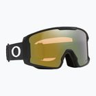 Occhiali da sci Oakley Line Miner M nero opaco/prizm sage gold