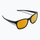 Occhiali da sole Oakley Ojector nero opaco/prizm 24k polarizzati