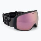 Oakley Flight Tracker L opaco b1b ferro forgiato/prizm oro rosa iridium occhiali da sci
