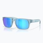 Occhiali da sole per bambini Oakley Holbrook XXS trasparente stonewash/prism sapphire