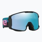 Maschera da sci Oakley Line Miner L chex black/prizm snow sapphire iridium