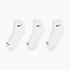 Calzini Nike Everyday Plus Cushioned Ankle 3 paia white/black