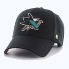 47 Brand NHL San Jose Sharks Cappello da baseball MVP nero