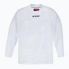 Maglia a maniche lunghe da hockey da uomo CCM 5000 SR bianco