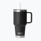 Borraccia termica YETI Rambler Straw 1000 ml black