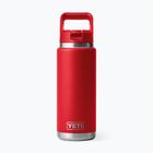 Borraccia termica YETI Rambler Straw 769 ml rescue red