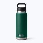 Borraccia termica YETI Rambler Chug 1064 ml black forest green