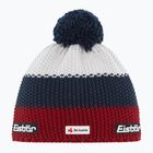 Eisbar Star Pompon Ska Kids berretto invernale bordeaux/cobalto scuro/bianco