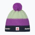 Berretto invernale da bambino Eisbar Stan Pompon SA purple