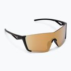 Occhiali da sole Red Bull Spect Backra nero opaco/fumo con specchio dorato