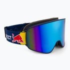 Occhiali da sci Red Bull SPECT Rush blu/ghiaccio blu neve/fumo con specchio blu