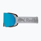 Occhiali da sci Red Bull SPECT Soar bianco/blu ghiaccio neve/grigio con specchio blu ghiaccio