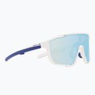 Occhiali da sole Red Bull SPECT Kraft bianchi/fumé con specchio blu