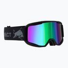 Maschera da sci Red Bull Spect Neon matte black/brown with green mirror