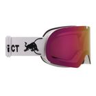 Maschera da sci Red Bull SPECT Rush matt white/red with pink purple mirror