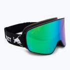 Maschera da sci Red Bull SPECT Rush matt black/brown with green mirror