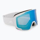 Maschera Red Bull SPECT Jibb matt white/smoke with blue mirror