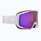 Occhiali Red Bull SPECT Jibb matte white/orange with purple mirror