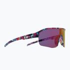 Occhiali da sole Red Bull SPECT Dundee matt blue-pink pattern/smoke pink-yellow mirror