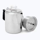 GSI Outdoors Glacier Stainless 3 Cup Perc W/Silicone Handle cafe lucido da escursionismo