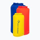 Set di sacche impermeabili Sea to Summit Lightweight Dry Bag 3 pcs. 8, 13, 20 l surf the web/sulphur/spicy orange