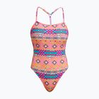 Funkita Twisted One Piece costume da bagno donna diavolo in dettaglio