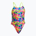 Funkita Costume da bagno intero con cinturino singolo per bambini, ricci e riccioluti