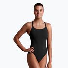 Costume da bagno intero Funkita Diamond Back Donna Ancora Nero