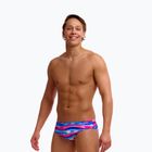 Slip da nuoto uomo Funky Trunks Classic Brief color cutaway