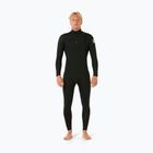 Rip Curl Dawn Patrol 3/2 mm Chest Zip nero schiuma nuoto uomo