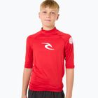 Camicia da bagno per bambini Rip Curl Lycra Brand Wave UPF rosso