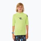 Rip Curl Brand Wave UPF Rash Vest maglia da bagno per bambini lime
